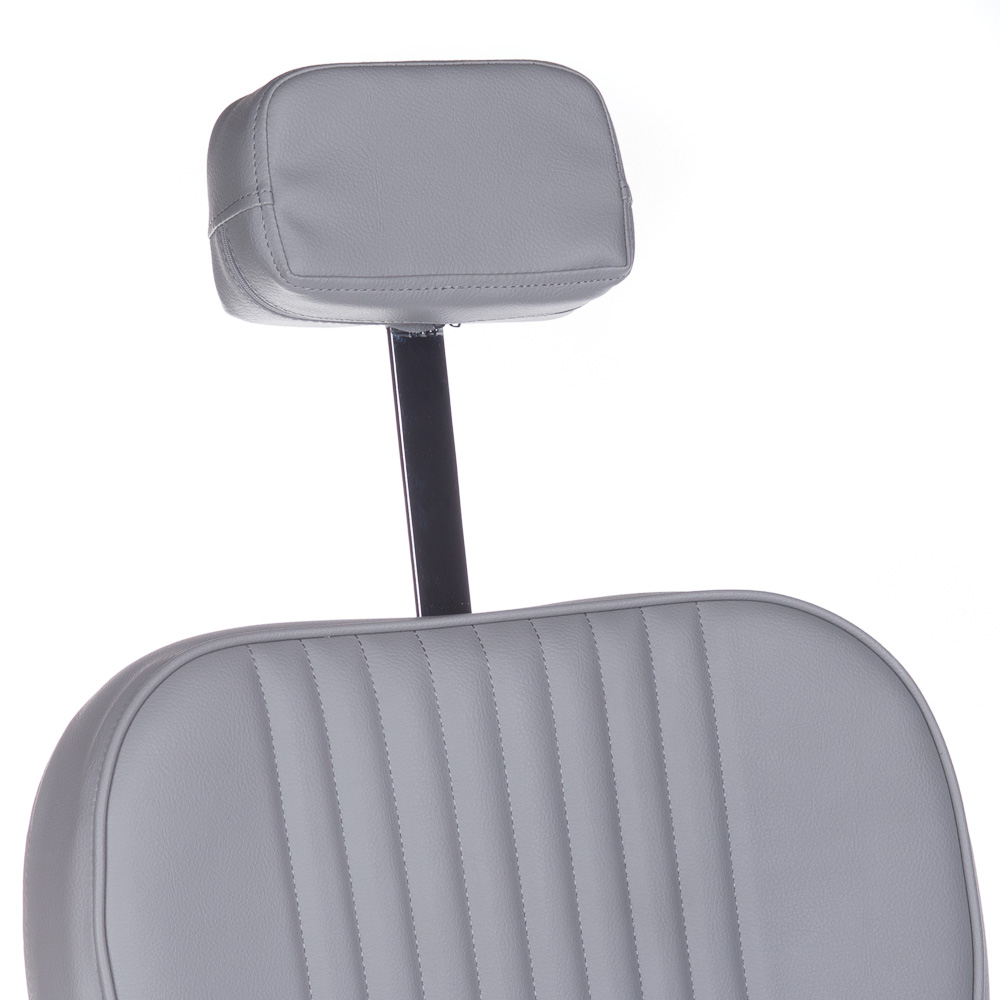 Fotel barberski OLAF BH-3273 Jasny szary - obrazek 5
