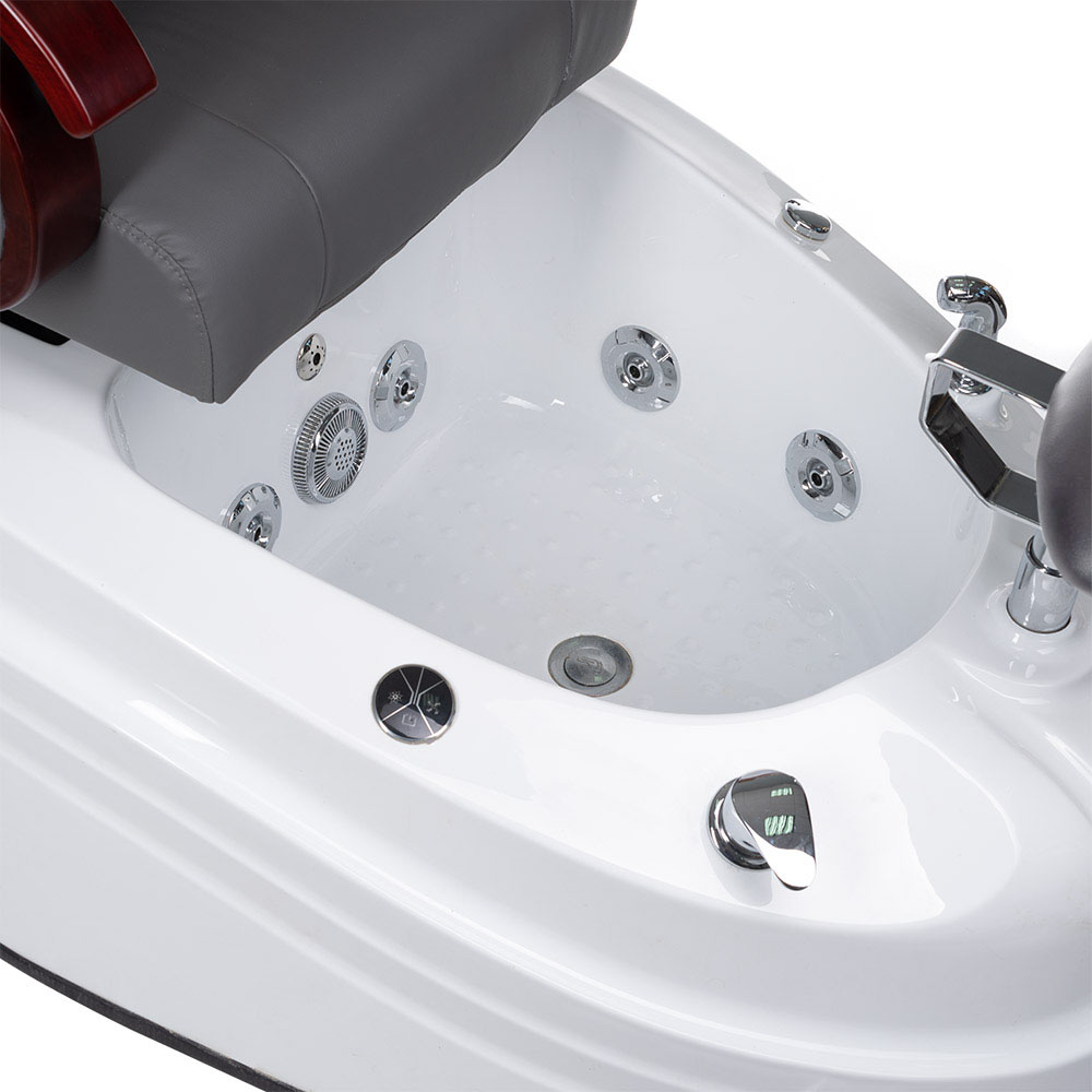 Fotel do pedicure z masażem BR-2307 Szary - obrazek 3